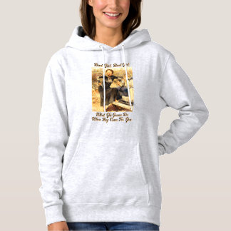 Bonnie Parker Rookt Een Sigaar 1933 Slechte Meisje Hoodie