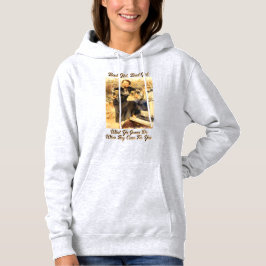 Bonnie Parker Smoking A Cigar 1933 Bad Girl Hoodie