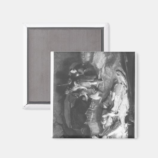 Bonnie Prince Charlie in Hiding Magneet (Voorkant / Achterkant)