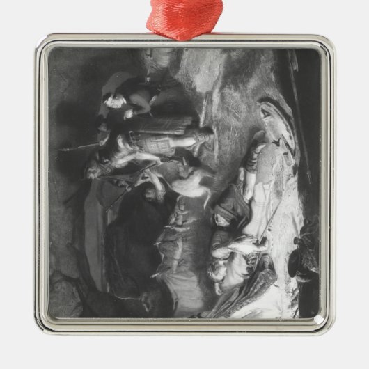 Bonnie Prince Charlie in Hiding Metalen Ornament (Voorkant)