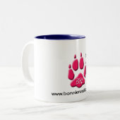 Bonnie Roos Leigh, Two-Tone Blue Mok (Voorkant links)