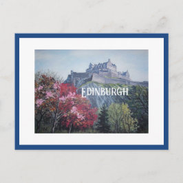 Bonnie Schotland prachtige Edinburgh Castle kunst Briefkaart