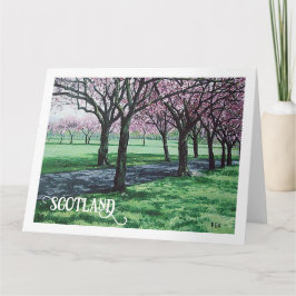 Bonnie Schotland prachtige Edinburgh landschapskun Bedankkaart