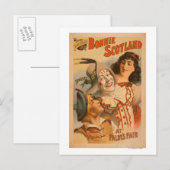 Bonnie Scotland bij de Fair Clown Theater Briefkaart (Voorkant / Achterkant)