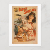 Bonnie Scotland bij de Fair Clown Theater Briefkaart (Voorkant)
