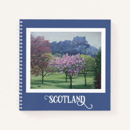Bonnie Scotland Edinburgh Castle  beeldende kunst Notitieboek