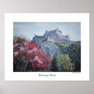 Bonnie Scotland Edinburgh Castle Scotland beeldend Poster