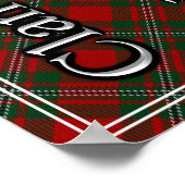 Bonnie Scotland I Adore The Clan MacGregor Tartan Poster (Hoek)