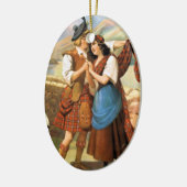 Bonnie Scotland Keramisch Ornament (Links)