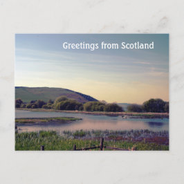 Bonnie Scotland - Scottish Loch Uitzicht Briefkaart