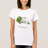 Bonnie St. Patrick's Day CUSTOM Name Business T-shirt (Voorkant)