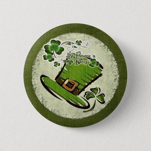 Bonnie St. Patricks Day FLARE Ronde Button 5,7 Cm (Voorkant)