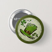 Bonnie St. Patricks Day FLARE Ronde Button 5,7 Cm (Voorkant /achterkant)