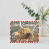 BonnieMCPostCard-pas aan Feestdagenkaart (Staand voorkant)