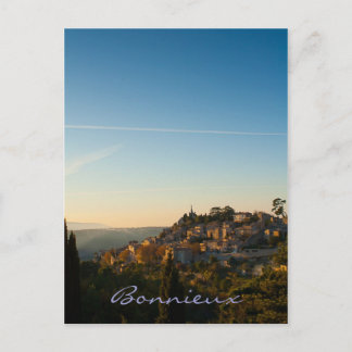 Bonnieux, dorp in de Luberon, Provence. Briefkaart