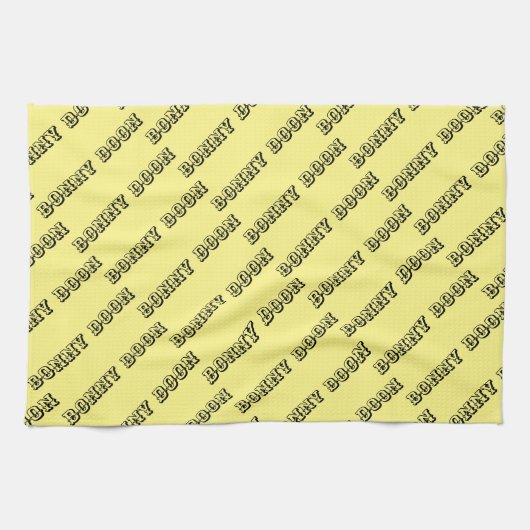 Bonny Doon is een stad in Californië Theedoek (Horizontaal)