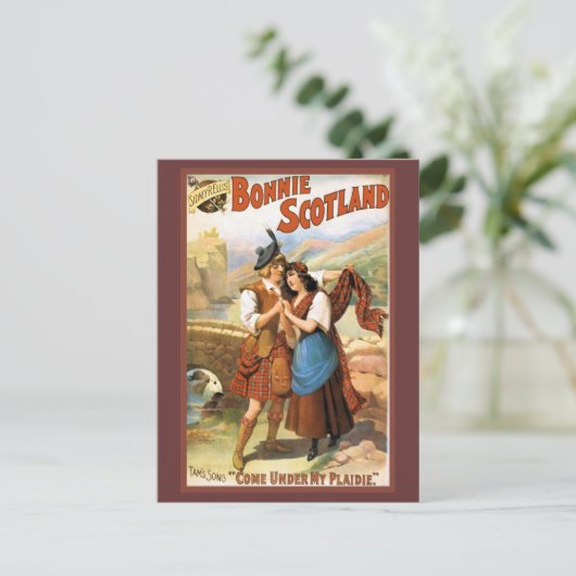 Bonny Scotland Briefkaart (Staand voorkant)