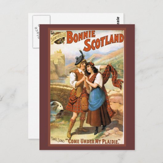 Bonny Scotland Briefkaart (Voorkant / Achterkant)