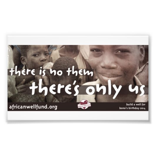 Bono Bday Well 2014 Foto print Foto Afdruk (Voorkant)