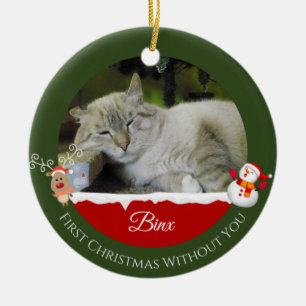 BONO Eerste kerst zonder jou kerstbal Keramisch Ornament