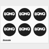 Bono Ronde Sticker (Vel)