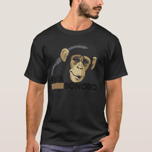 Bonobo 98.7 Evolutie T-shirt (Voorkant)