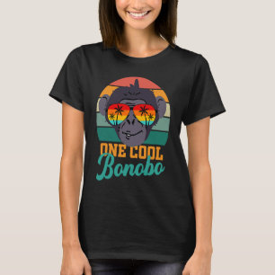 Bonobo chimpansee tropische zonnebrillen mannen vr t-shirt