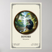 Bonobo Zoölogie Serie Poster (Voorkant)