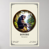 Bonobo Zoölogie Serie Poster (Voorkant)