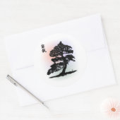 bonsai 01 ronde sticker (Envelop)