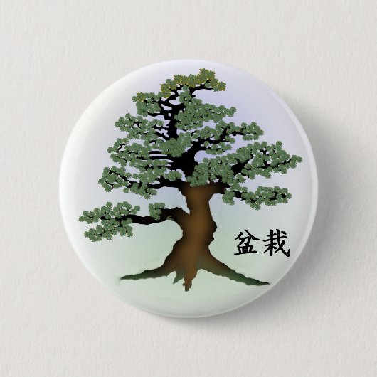 Bonsai 08 ronde button 5,7 cm (Voorkant)