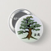 Bonsai 08 ronde button 5,7 cm (Voorkant /achterkant)