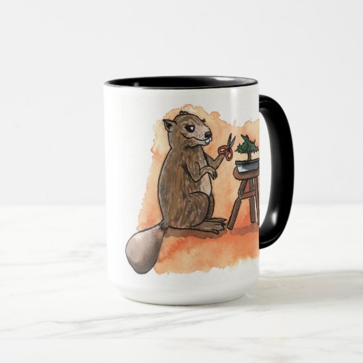Bonsai Beaver Mok (Voorkant rechts)