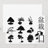 Bonsai Boom Basisstijlen 10 Kaart (Voorkant / Achterkant)