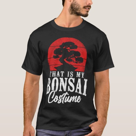 Bonsai boom dat is mijn Bonsai kostuum Halloween T-shirt (Voorkant)