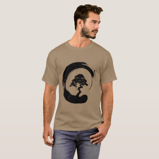Bonsai-boom in Enso-cirkel T-shirt