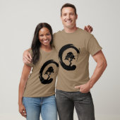 Bonsai-boom in Enso-cirkel T-shirt (Unisex)