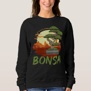 Bonsai Boom  Japanse vlag Zen Bonsai Mannen Trui