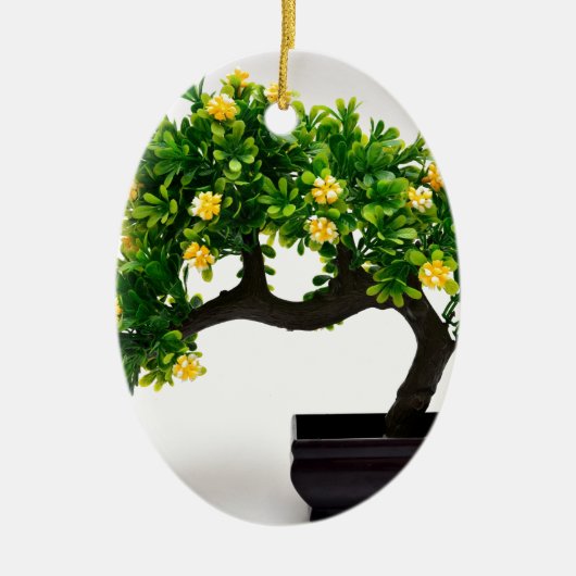 Bonsai-boom Keramisch Ornament (Voorkant)