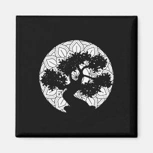 Bonsai Boom Mandala Zen Boeddhistische Yoga Magneet