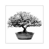 Bonsai Boom met bladeren Rubberstempel (Afrduk)