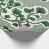 Bonsai Boom Patroon Cadeaupapier (Hoek)