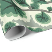 Bonsai Boom Patroon Cadeaupapier (Rol Hoek)