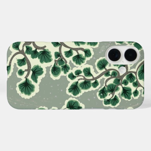 Bonsai Boom Patroon Case-Mate iPhone Case (Achterkant (horizontaal))