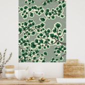 Bonsai Boom Patroon Poster (Keuken)
