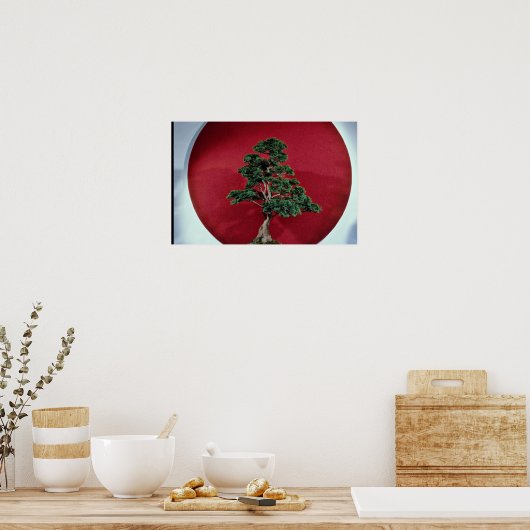 Bonsai-boom Poster (Keuken)