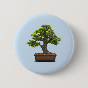 bonsai boom ronde button 5,7 cm