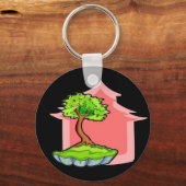 Bonsai Boom Sleutelhanger (Voorkant)