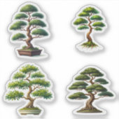 Bonsai-boom Sticker (Voorkant)