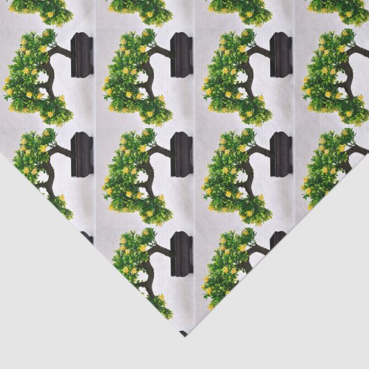 Bonsai-boom Tissuepapier (Detail)